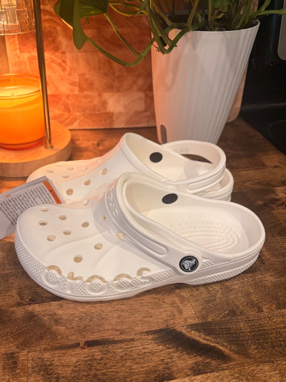 CROCS Kids Classic Clog in White